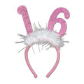 "16" Glittered Boppers With Marabou